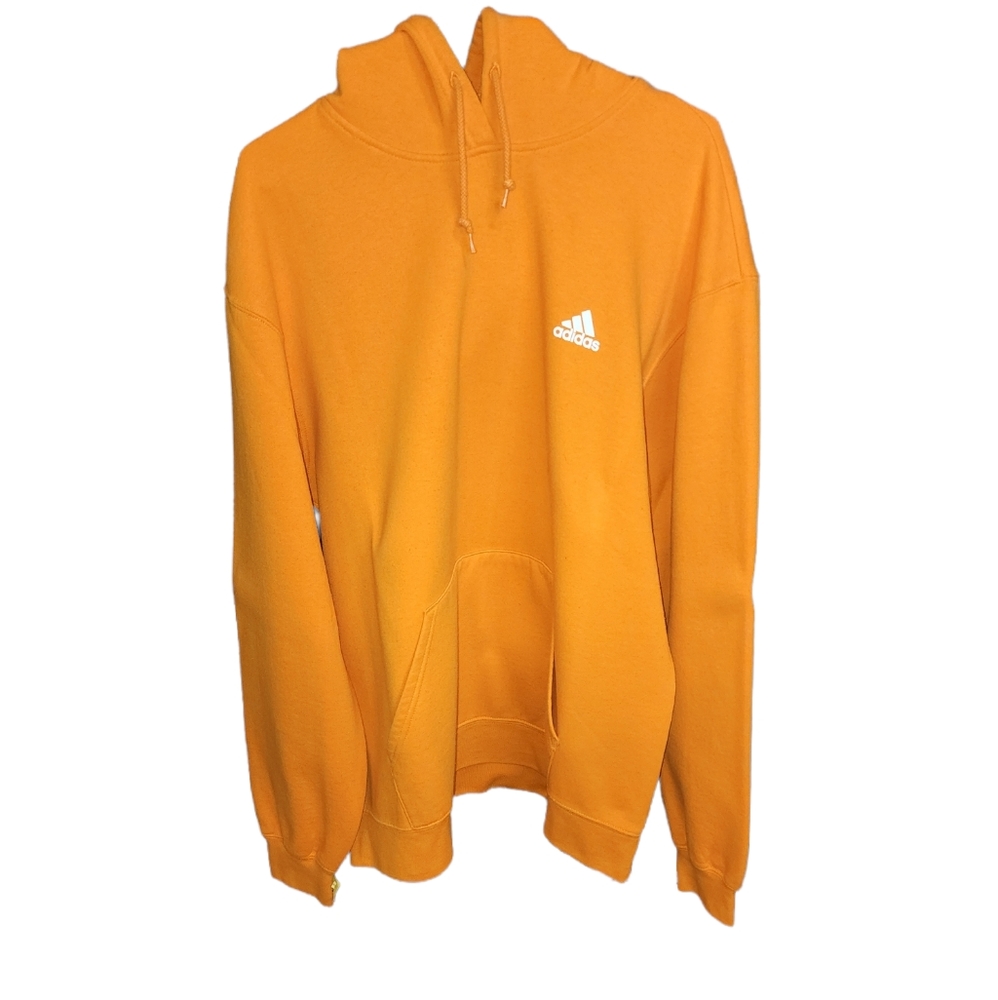 Adidas Orange Pull Over Hoodie